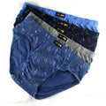 Wholesale Mid Waist Pure Cotton Printing Triangle Men's Boxer Briefs
