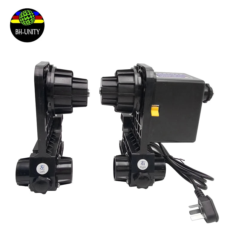 Bh-unity One Motor Take up Reel System for Mutoh Roland VS640 Mimaki JV33 JV300 Eco-Solvent Printers Black 38/50mm Tube Hole New