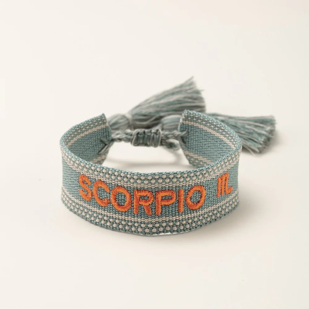 Fahion Bracelet Preppy Horoscope Friendship Bracelets Bangle Adjustable Man Bracelets for Women Girls Gift