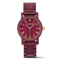 2021 Antique Fashion Quartz Women's Wristwatch OEM ODM Wooden Watch with 18mm Band Width Reloj De Bambu Wood Uhren