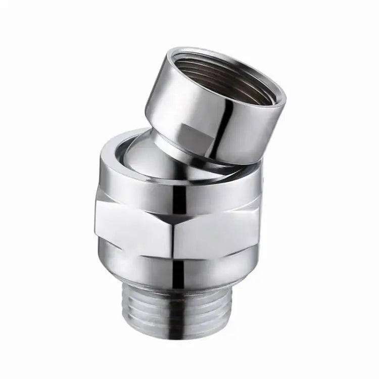 Brass G-1/2 Threaded Shower Swivel Ball Connector 360 Rotate Swivel Shower Head Adapter