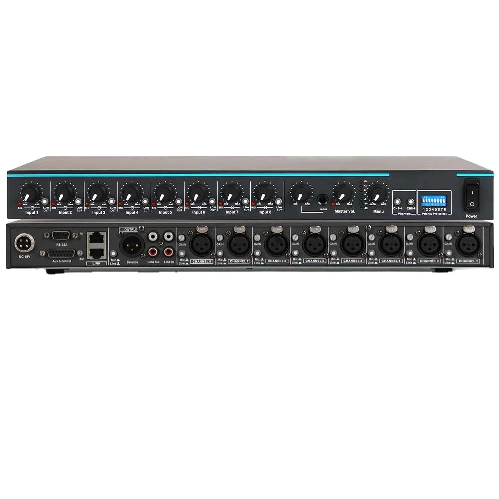 Factory Price ZH8 Professional Power Sequencer Mixer 8 Way for Audio Equipment for Recording Dj Stage