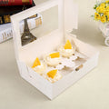 Wholesale 12-Hole Kraft Paper Cupcake Boxes UV Coating Printed Take-Away Cake Favor Boxes for Food Packaging