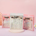 Manufacturer Hot Sell Makeup Tools Gift Set Customized 7 Pcs Soft Synthetic Hair Acrylic Handle Makeup Brush Set