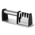Kitchen Knife Sharpener 4 Stages 4 in 1 Diamond Coated& Fine Ceramic Rod Knife Shears and Scissors Sharpening System Tools