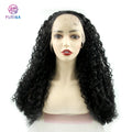 Performer Show Lovesick Fashion Afro Kinky Curly High Grades Synthetic Wigs Hot Sale Deep Part Lace Front Synthetic Wigs