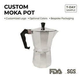 Stovetop Espresso Maker Italian Moka Coffee Pots Expresso Stove Top Aluminium Moka Pot Coffee Maker