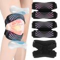 Melenlt Double Patella Knee Strap with Silicone Cushion -Adjustable Knee Support for Running Cycling & Fitness