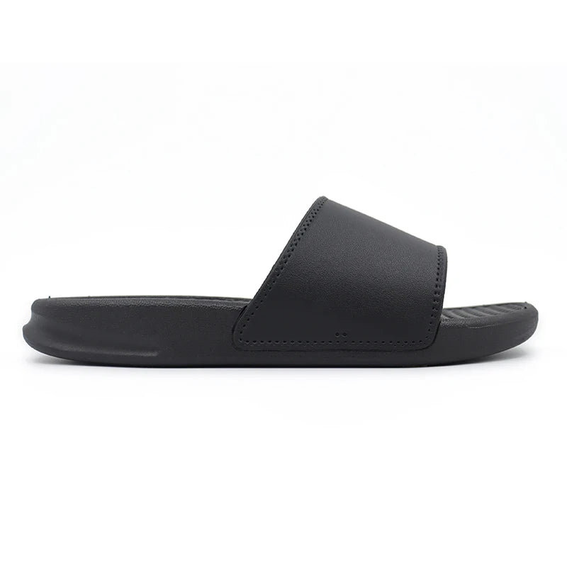 Custom Logo Flip Flops for Men Light PVC Designer Slippers with Massage Feature Fashionable Outdoor Beach Slides