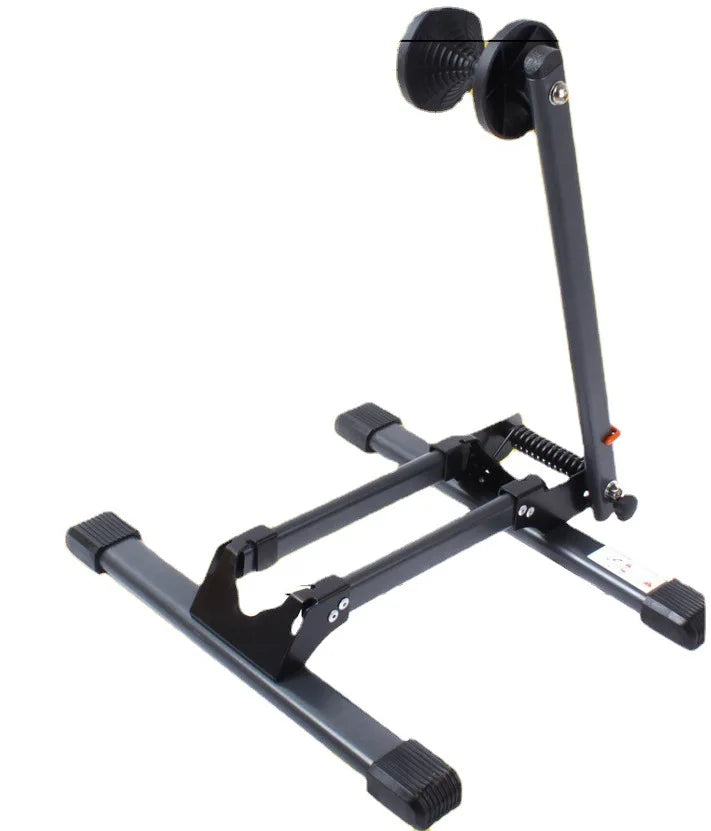 Steel Foldable Bike Stand Indoor Bicycle Floor Parking Wheel Rack Foldable Indoor Bike Rack