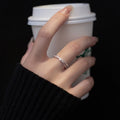 Tree Branch Shape Adjustable Open Women 925 Sterling Silver Rings Fashion Jewelry for Girls