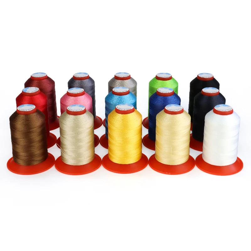 High Tenacity 100% Nylon Strech Sewing Thread Dyed 210d/3 420d/3 6.6 Bonded Filament Abrasion-Resistant Low Shrinkage
