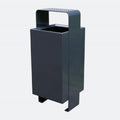 Outdoor Municipal Steel Garbage Receptacle Trash Can Outside Park Urban Street Council Metal Waste Bin Public Recycle Dustbin