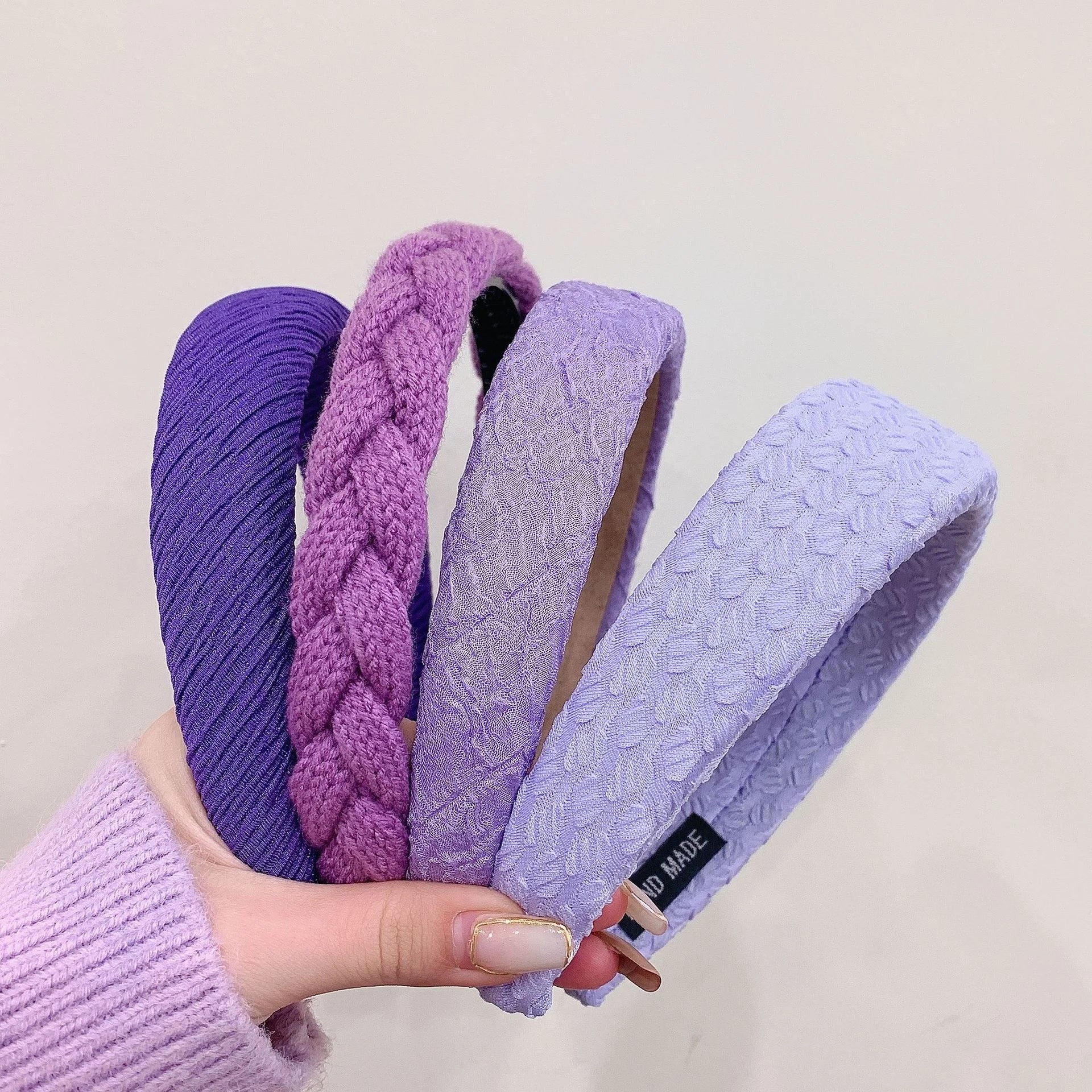 MIO Purple Head Hoop Girls Luxury Modern Fashionable Design Pantone Color of the Year Very Peri Headband for Female