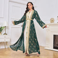 Wholesale Manxun Abaya Designs Beautiful Hooded Emirati Embroidery Fashion Islamic Morocco Style Hijab for Traditional Muslim