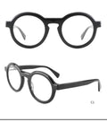 YC 2024 Frame Optical Frame Eye Glasses Color Round Myopia Wholesale Custom Eyeglasses Acetate Glasses