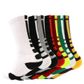 Super Elite Thickened Men Sports Socks Riding Cycling Basketball Running Sport Sock Hiking Tennis Ski Unisex Bike Bicycle Socks