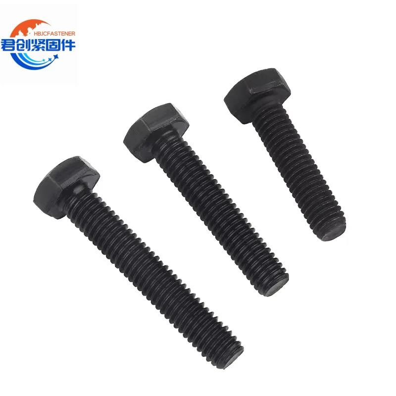Hexagon Head Bolt Grade 4.8/ 8.8/ 10.9/ 12.9 Full Thread White Zinc  Cylinder  Hex  Bolt and Nut Din 933