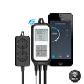 Tuya Smart Life Dual Heat Cooling Relay Thermostat Controller WIFI Temperature Sensor EU Socket for Pool Smart Plastic