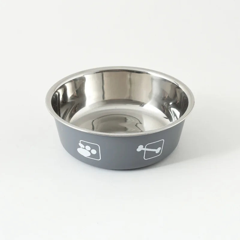 Custom Eco-Friendly Rounded TPE Double Wall Pet Bowl Fashion Doggie Food and Water Feeder for Small Animals Dimoya