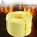 Custom 0.5mm-40mm Aramid Fiber Braided Rope High Tension Strength Fireproof & Flame Retardant for Bags Garments Shoes