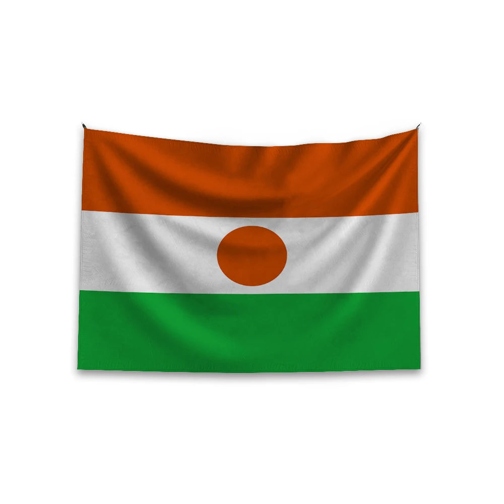 Promotional Product Factory Custom Logo Promotional 3x5 ft 100%Polyester Durable Outdoor Custom Niger Flag