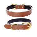 2024 Durable Leather Cat Necklace Collar and 1.5M Leash Adjustable Pet Collar Soft PU Leather Dog Training Leash and Collar Set