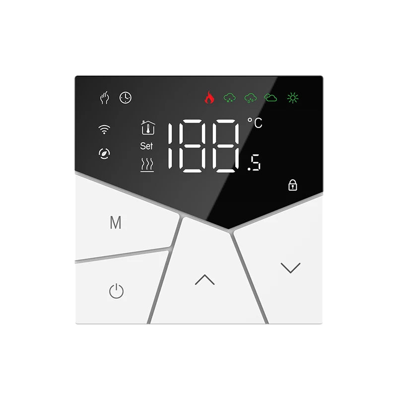 Becasmart BHT-15 Wireless Programmable WiFi Heating Thermostat Modern Design 220V for Hotel Application
