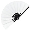 Custom logo Plastic Bamboo Fan Personalized 13inch Clacking Fan Sublimation Portable Folding Fan for Festival and Wedding Party