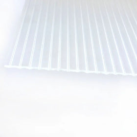 Factory Price Ribbed Nashiji Figured Texture Patterned Fluted Glass Panel Sheet