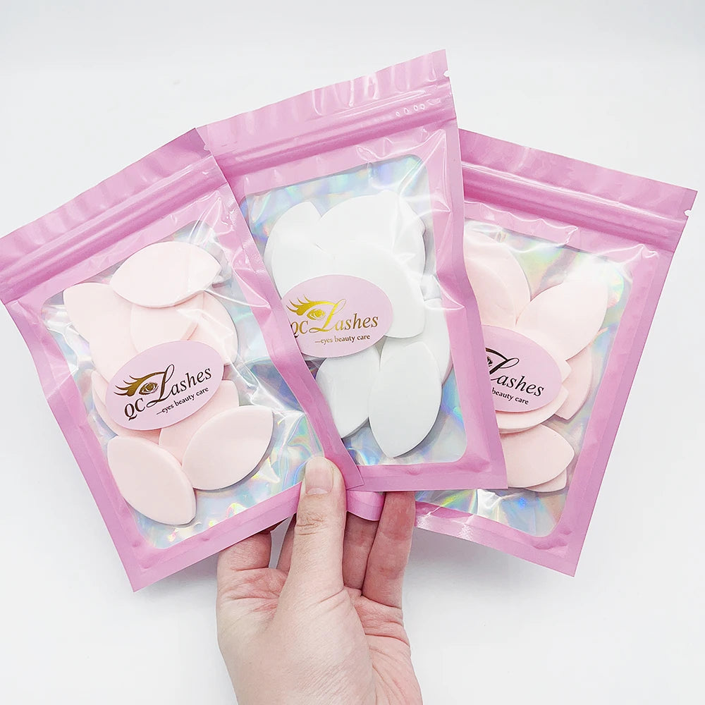 Wholesale Pink White Eyelashes Practice Lash Sponge Eyelash Extension After Care Lash Sponge Eyelash Extension Training Sponge