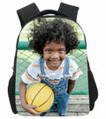 Handsome Man Beautiful Lady Design Custom Print School Backpack Large Capacity Lightweight Waterproof Fashionable Student Bag