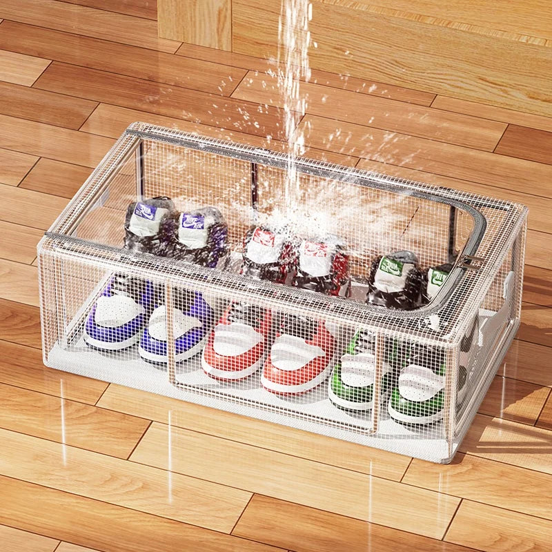 clear Shoe Box Storage Foldable Shoe Display Box Organizer Underbed Storage Containers Factory Price