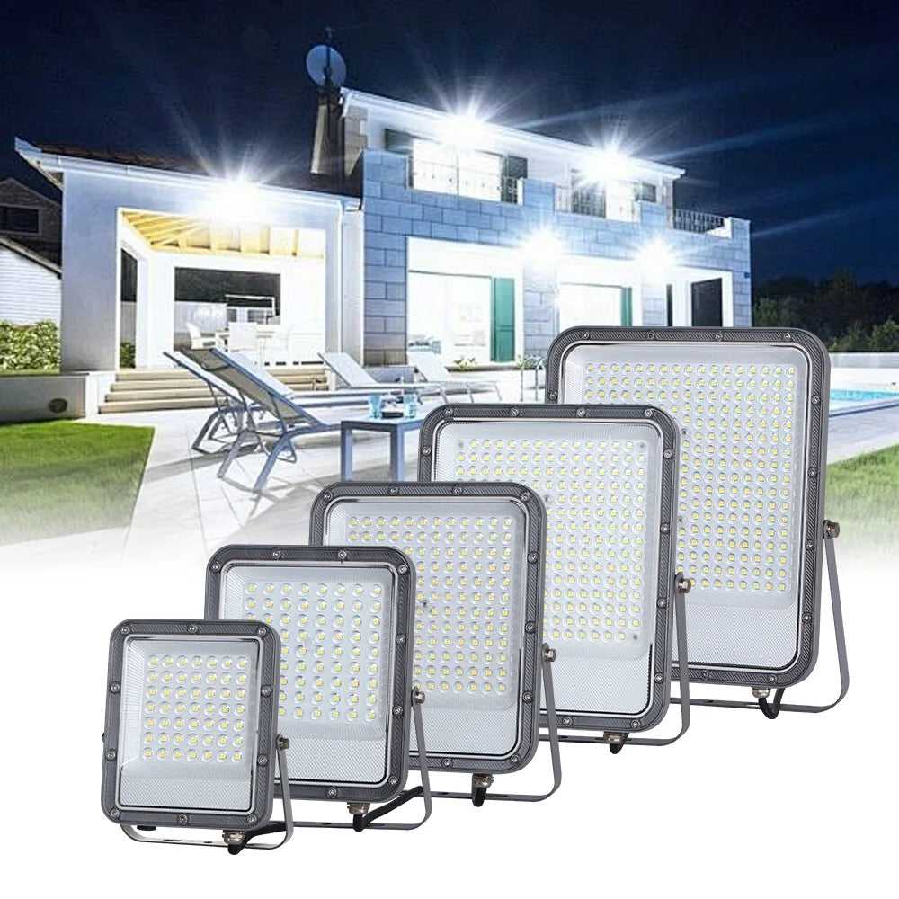 KCD Outdoor Lighting AC Power Light Projector 100Watt 200Watt 300Watt 400Watt 500Watt Large LED Flood Light