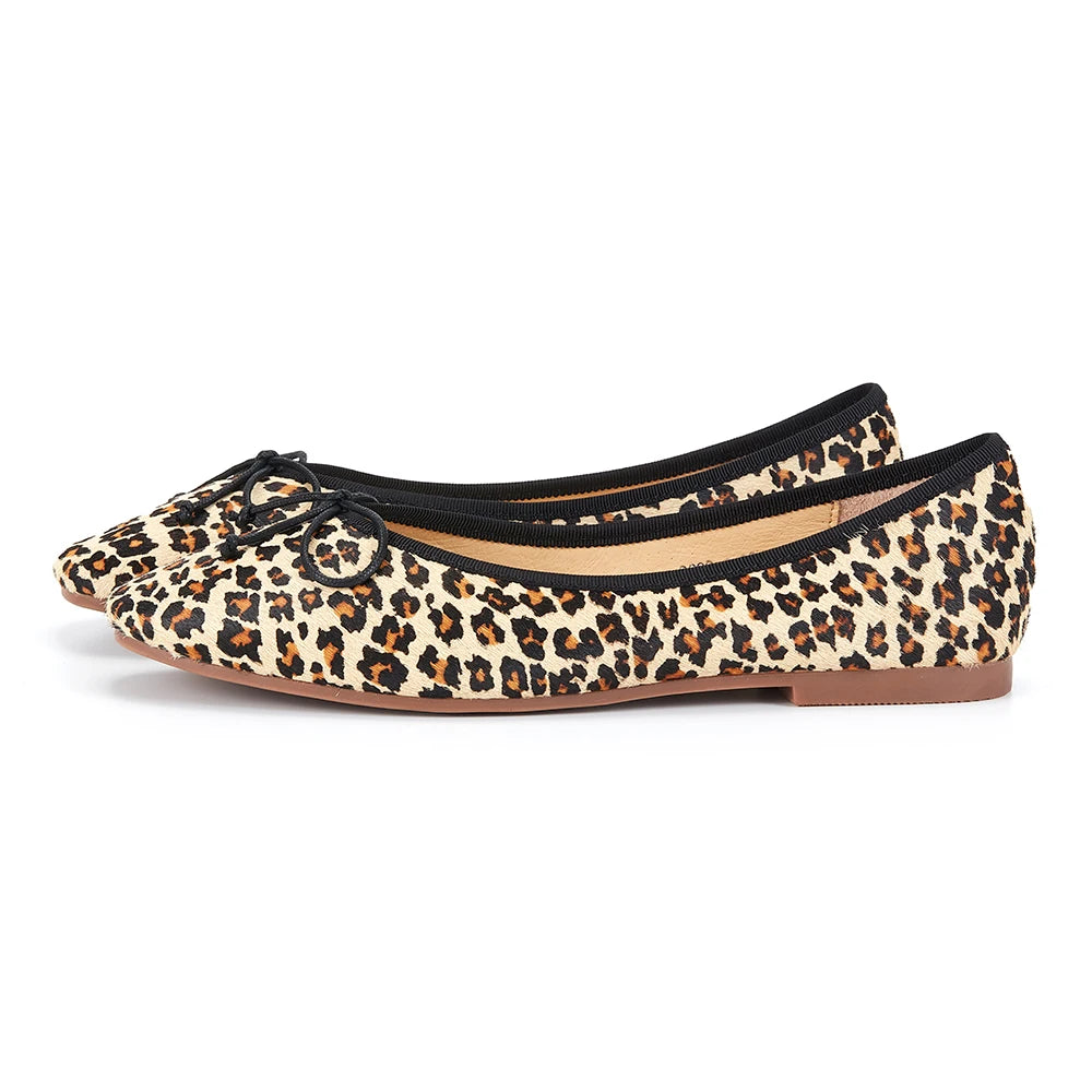 Classic Women's Pointed Toe Flat Shoes Carefully Crafted Penny Ballet Flats High Casual Summer Customizable Slip-On Bow