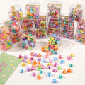 Wholesale 40pcs/box Korean Fashion Hair Accessories Candy Colored Child Small Hair Clips butterfly Flower Girl Hair Claw Clips