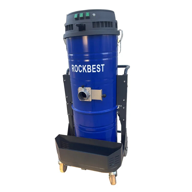 ROCKBEST Electric Single Phase 3 Motors Professional Wet/Dry HEPA Filter Industrial Vacuum Cleaner New 65L 3600W 220V/110V