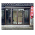 New 2023 Commercial Entrance Aluminum Frame Automatic Sensor Glass Sliding Door System with Tempered Glass