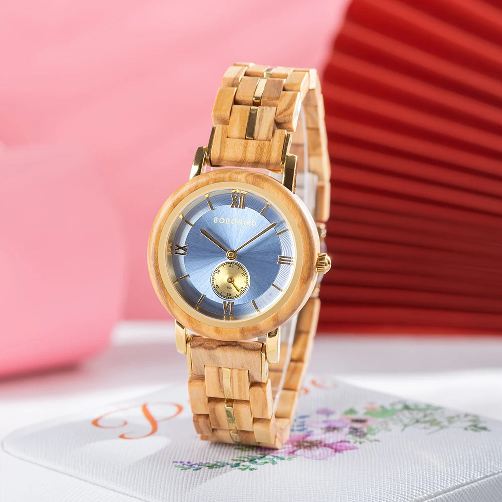 BOBO BIRD Low Moq  Dropshipping Custom Luxury Handmade Eco-Fashion Direct Deal Wood Watch