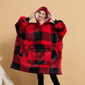 Free Sample Available Super Soft Warm Comfortable Sherpa Sweatshirt Hoodie Fleece Hooded Blanket
