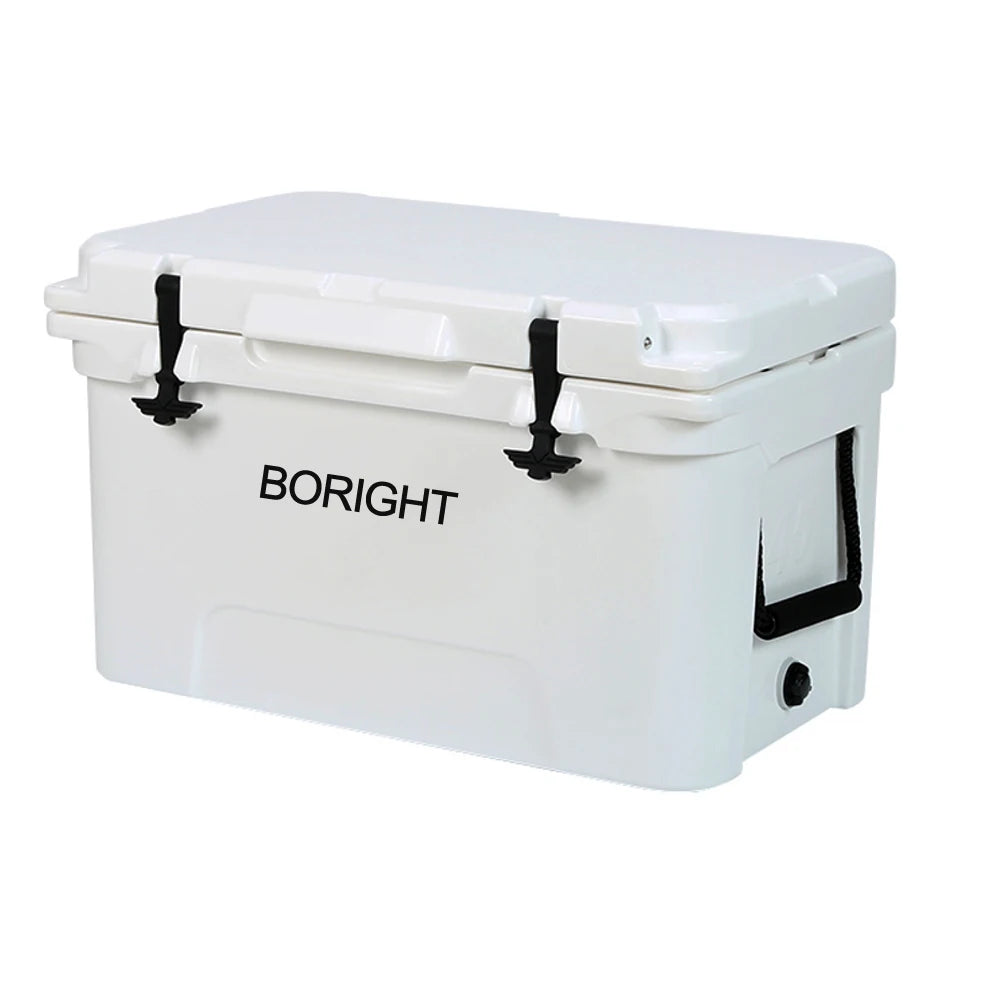 Factory Wholesale 45QT Insulated PE Rotomolded Cooler Box for Cold Food Storage & Hiking Use