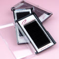 ESSI LASH   j Curl Korean Pbt Velvet Lashes Tray Deep Dark Black Best Eyelash Extension Supplies