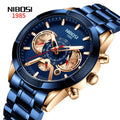 NIBOSI 2379 Brand Luxury Fashion Diver Watch Men Waterproof Date Clock Sport Watches Mens Quartz Wristwatch