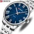 CURREN 2023 New Design Top New Simple Fashion Men's Sports Quartz Watch Luxury Stainless Steel Waterproof Watch Reloj Hombre