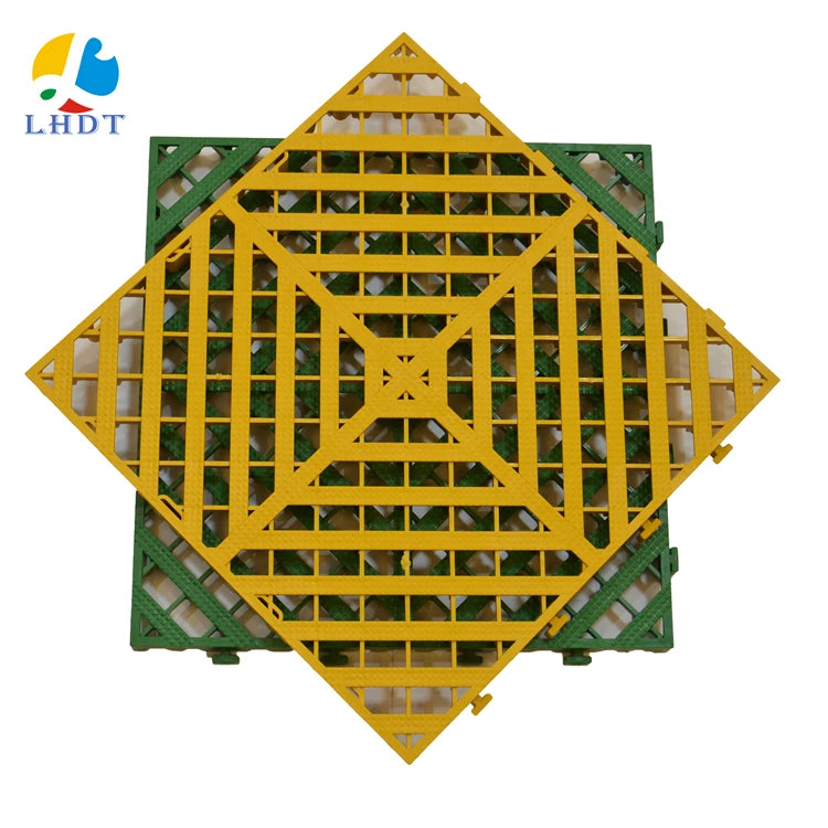 Indoor and Outdoor Use Stable Grate Plastic Modular Interlocking Tiles Garage Floor for Car Shop