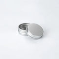 Printing logo Skincare Cosmetic Packaging 15ML 15g 40*18mm Silver Metal Balm Tin Aluminum Cream Jar