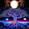 Divinations Cards Table Cloth Tapestry Trees Life Tarots Card Tablecloth Astrologys Tarots Witchcrafts Deck Cloth Home Floral
