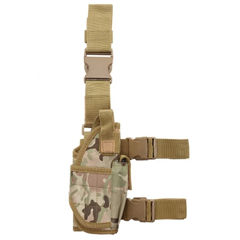 Stock Camouflage Drop Leg Universal Left Right Adjustable Thigh Bag