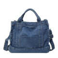Customized Japanese Style Artistic Casual Canvas Denim Crossbody Bag Women All-Match Hand-Carried Women's Trendy Cloth Handbag