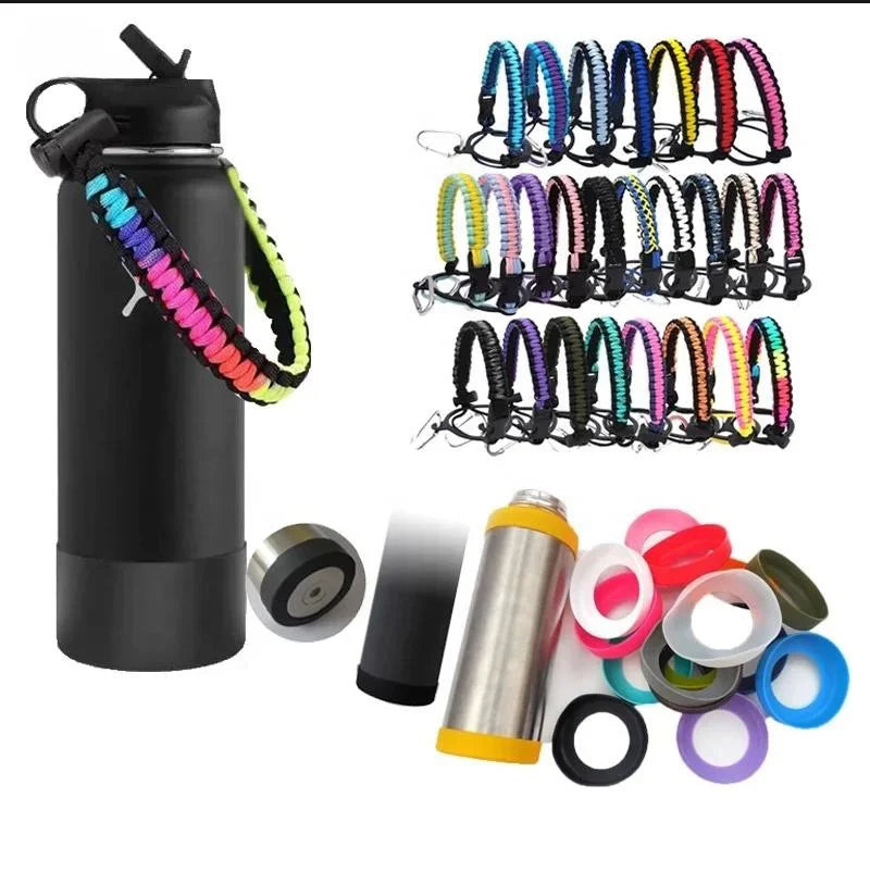 Nylon Survival Bottle Handle for Flask-Hiking Camping & Climbing Use